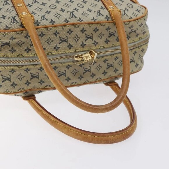 LOUIS VUITTON Monogram Mini Marie Hand Bag Blue M92003 LV Auth ti3219 - Picture 8 of 16